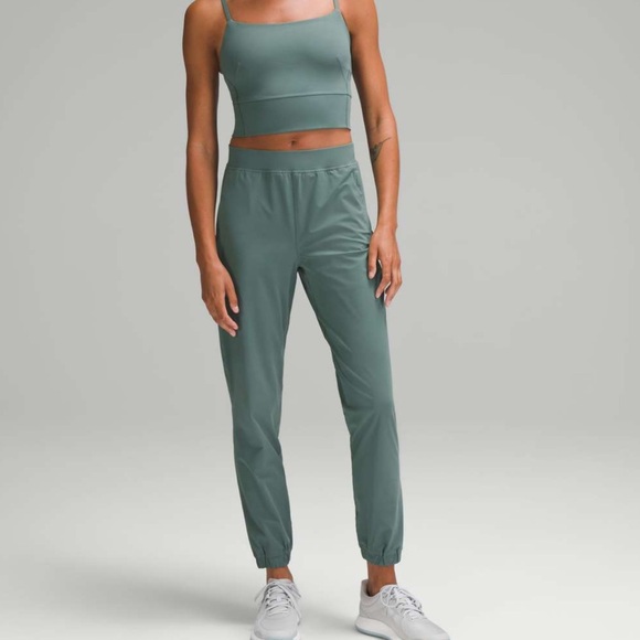 Lululemon Adapted State High-Rise Jogger in Forest Green | Full Length | Size 2 - Picture 2 of 10